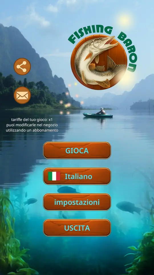 Prima immagine verticale della scheda Google Play di Fishing Baron