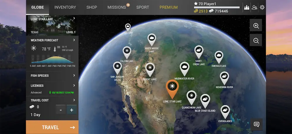 Seconda immagine della scheda Google Play di Fishing Planet